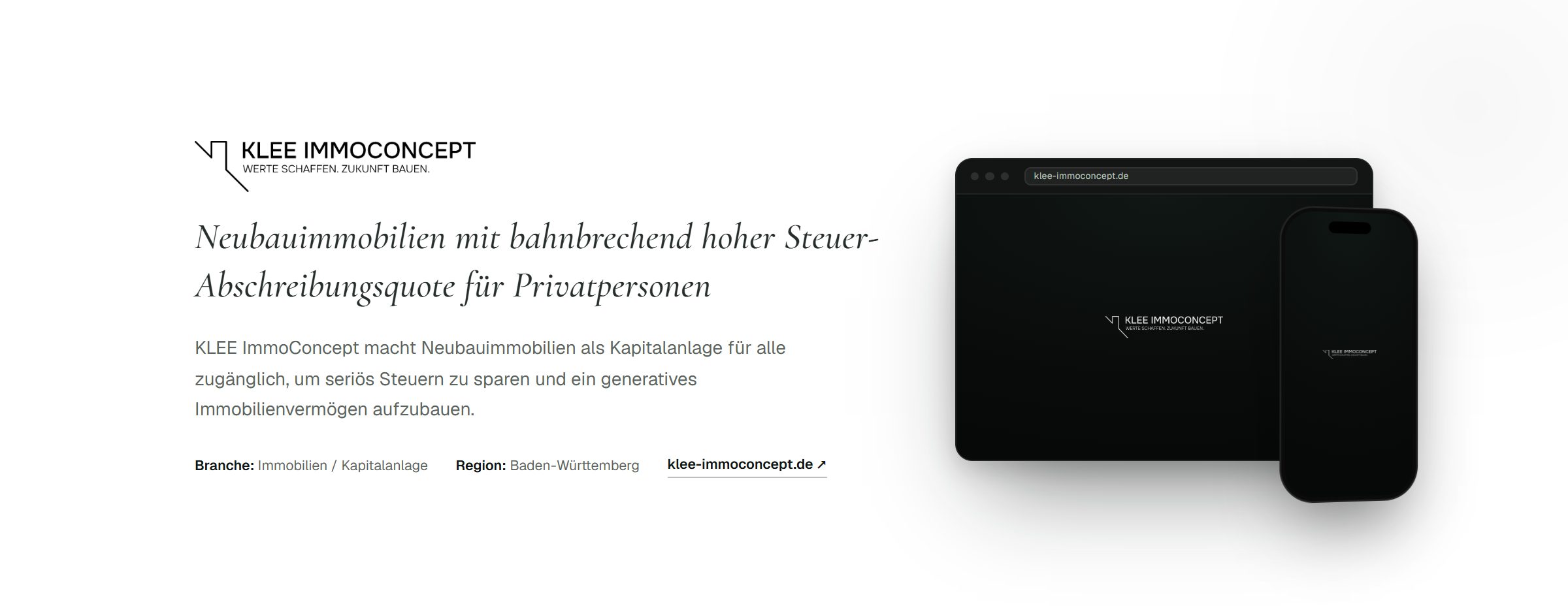 KLEE ImmoConcept — Case Study Vorschau